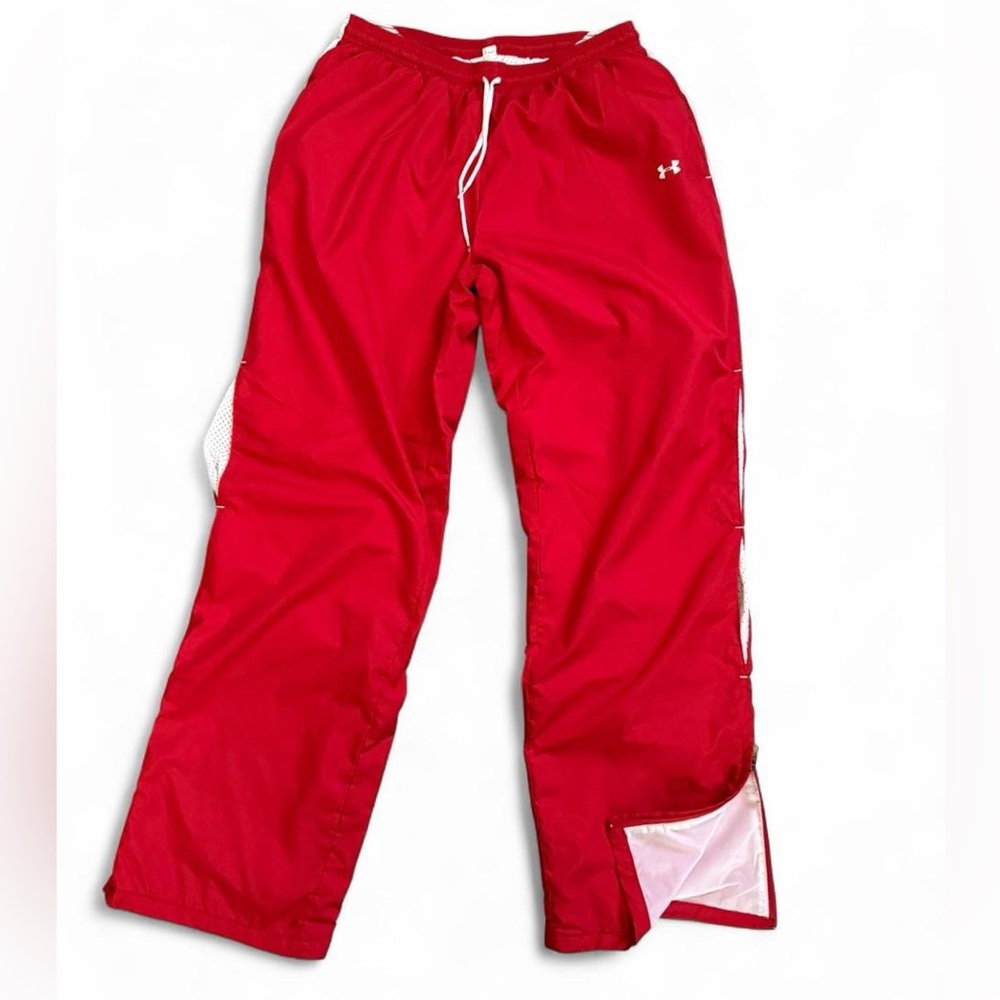 Under Armour Bold Red Unisex Track Pants M/L